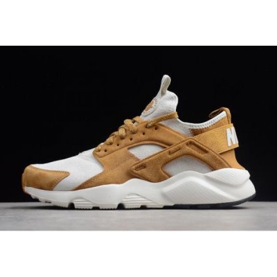 Nike Air Huarache Run Ultra Off Beyaz / Kahverengi / Siyah Spor Ayakkabı Türkiye - 0RIKLC7B